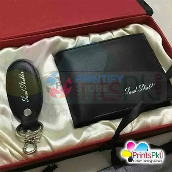 Customized Name Wallet and Keychain