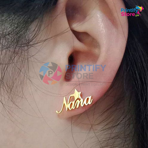 Customized Name Earrings for Women