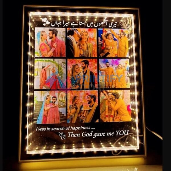 Customizable 2 in 1 3D Magic Mirror Frame
